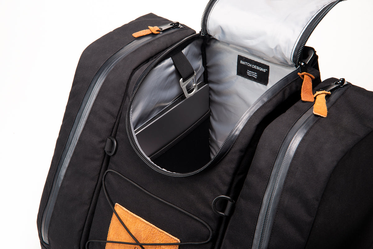 Black Ski Boot Bags | Black Ski Boot Pack & Tote - Switch Designs, LLC